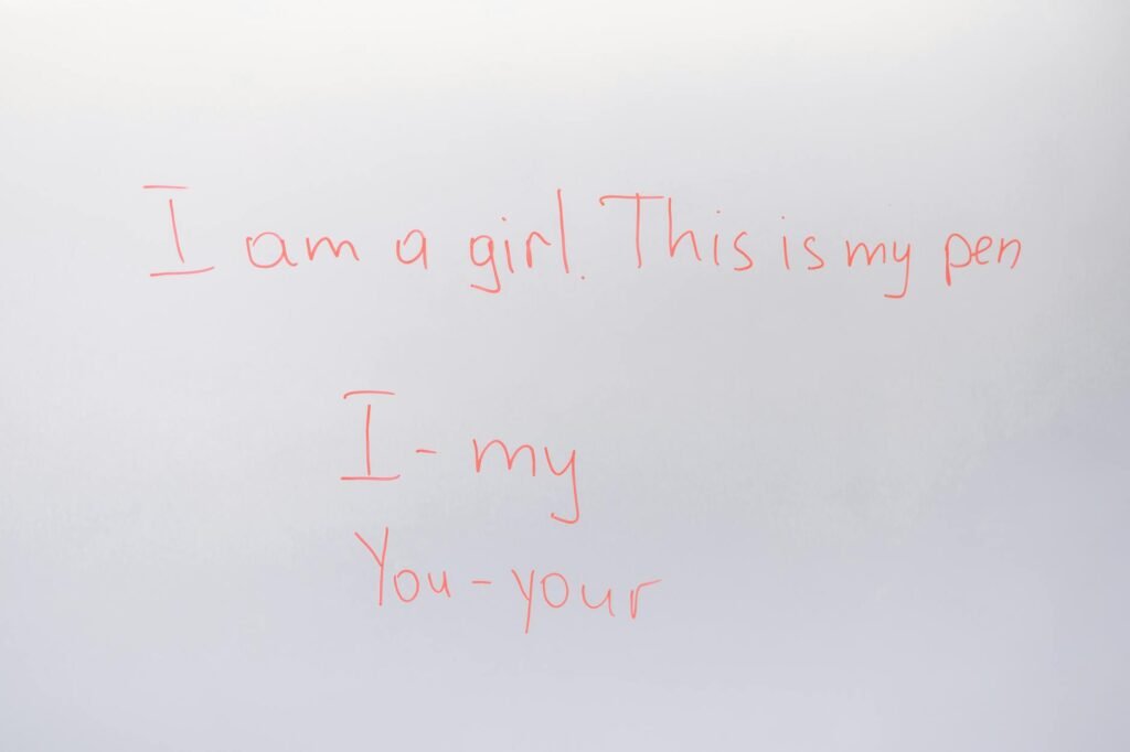 text written on whiteboard